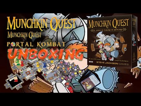 Munchkin Quest y Munchkin Quest Portal Kombat- Unboxing Español- Tu Turno