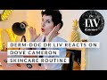 Swiss DERMATOLOGIST Reacts to Dove Cameron&#39;s skincare routine | DrLiv Kraemer