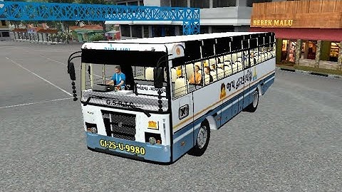 GSRTC Bus Bhuj Rajkot Bhavnagar St Bus Mod Game Play Video
