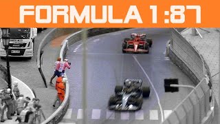 Formula 1:87  world's smallest car race at Miniatur Wunderland