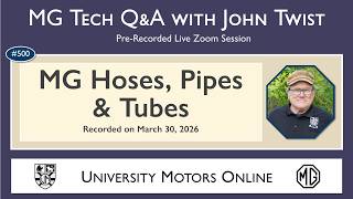 500 MG Tech | Q & A on MG Hoses, Pipes & Tubes