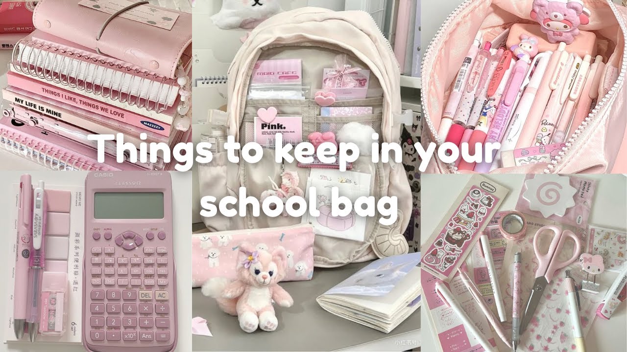 10 Essential Things to Keep in Your School Bag - YouTube