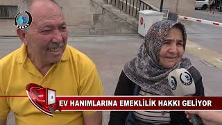 Ev Hanimlarina Emekli̇li̇k Hakki Geli̇yor