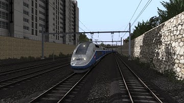 TS2022: TGV Duplex Series 200 On LGV Marseille-Lyon [TVM430]