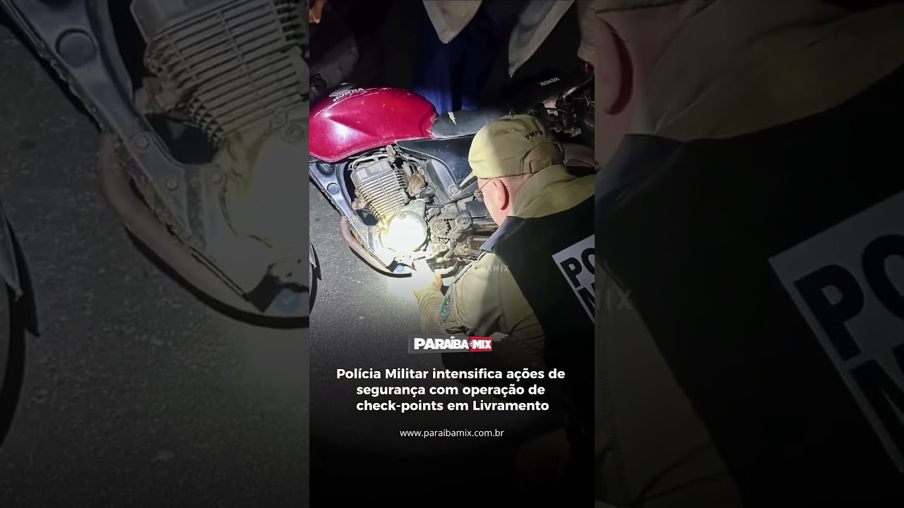 Polícia Militar intensifica ações de segurança com operação de check-points em Livramento