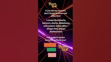 If you like my content, don’t forget to share and subscribe #thumbnails #designer #slideshows