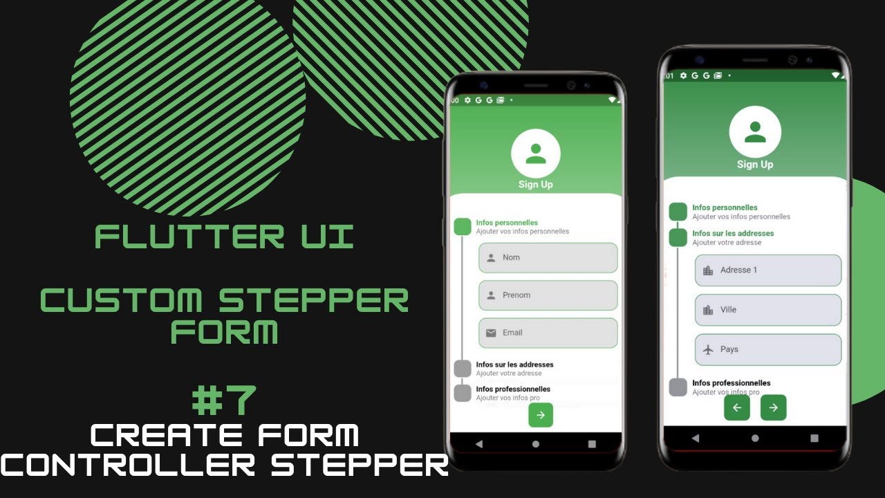 FLUTTER UI #7 CREATE FORM CONTROLLER - YouTube