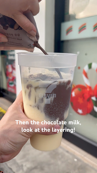 VIRAL Thailand 🇹🇭 7-Eleven Chocolate Banana Milk #7-eleven #chocolatebananamilk #shorts