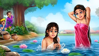 गांव का नहाना - VILLAGE BATHING Story | Hindi Moral Stories Kahaniya Comedy | Maja Dreams TV Hindi