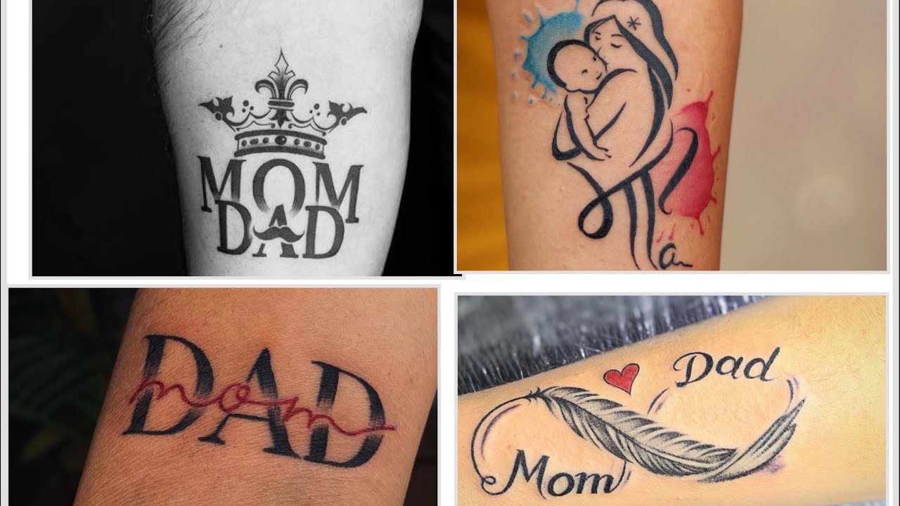 Mom Dad tattoo ideas|Father mother tattoo ideas|Maabaap tattoo ideas for  Indian|fir Nepali#momdad - YouTube