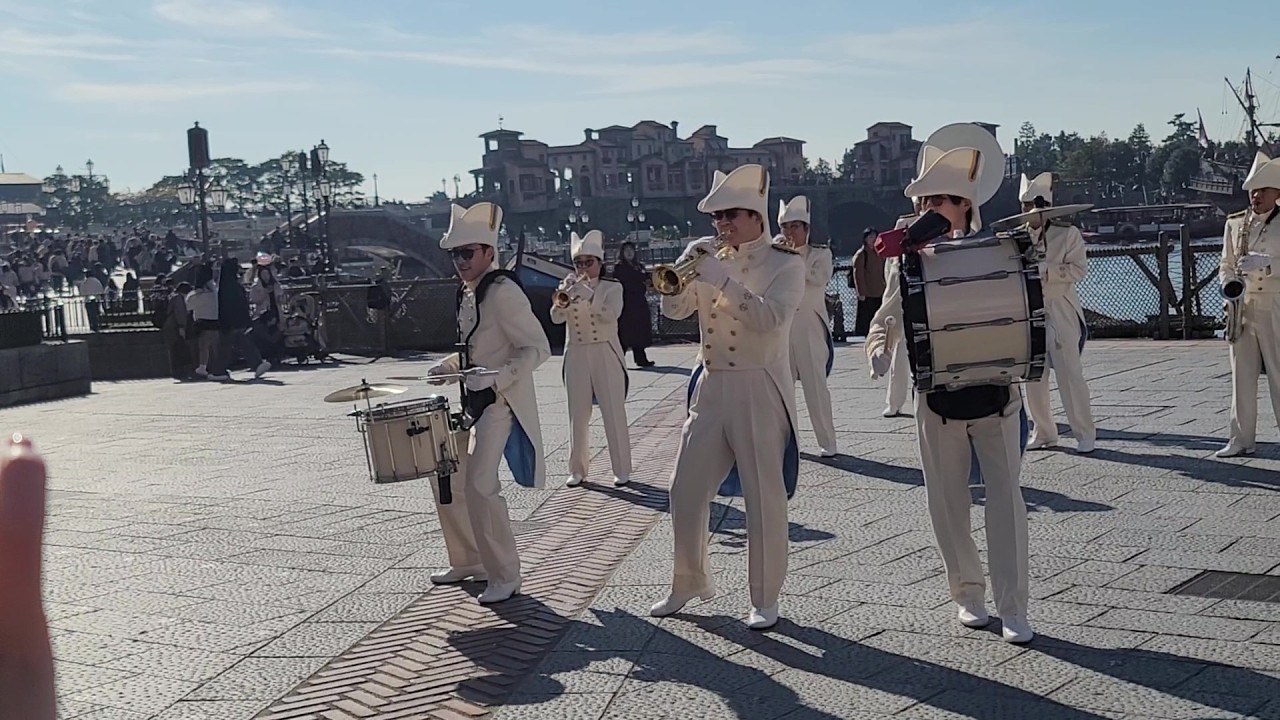 【超貴重】フラッシュモブ的に始まったから緊急で撮ってしまった！！(´ﾟдﾟ｀)　Don't miss it！！！　in ディズニーシー