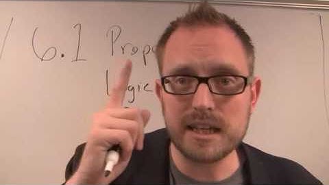 Introduction to Propositional Logic Part 1 (good quality)