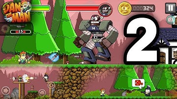 Dan The Man - Gameplay Walkthrough Part 2  (iOS, Android)