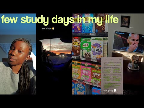 a few study days in my life🌱| procrastination📄, exams😴, self care💋