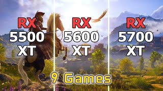 RX 5500 XT vs RX 5600 XT vs RX 5700 XT // Test in 9 Games