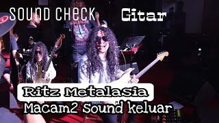 Ritz Metalasia sound check show Datuk Ramli Sarip - memang padu dia cari sound