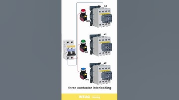 Learn 3-Contactor Interlocking Control with Push Buttons – Practical Demonstration.