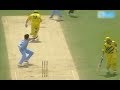 Adam gilchrist blocking stumps