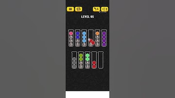 Learn how to sort hidden balls | Ball Sort Level 65 #puzzle #game #level #gaming #mobil #solution
