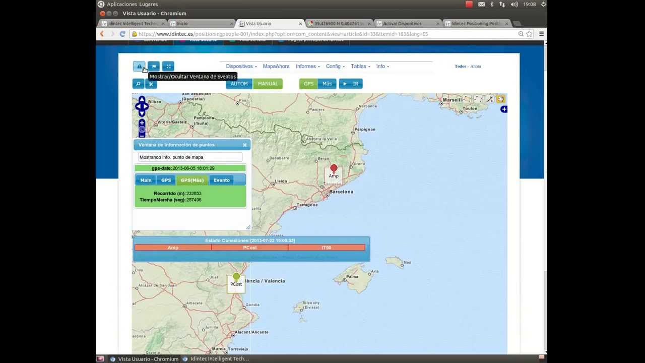 Idintec IT Sistemas Positioning - 05.01.Mapa Ahora