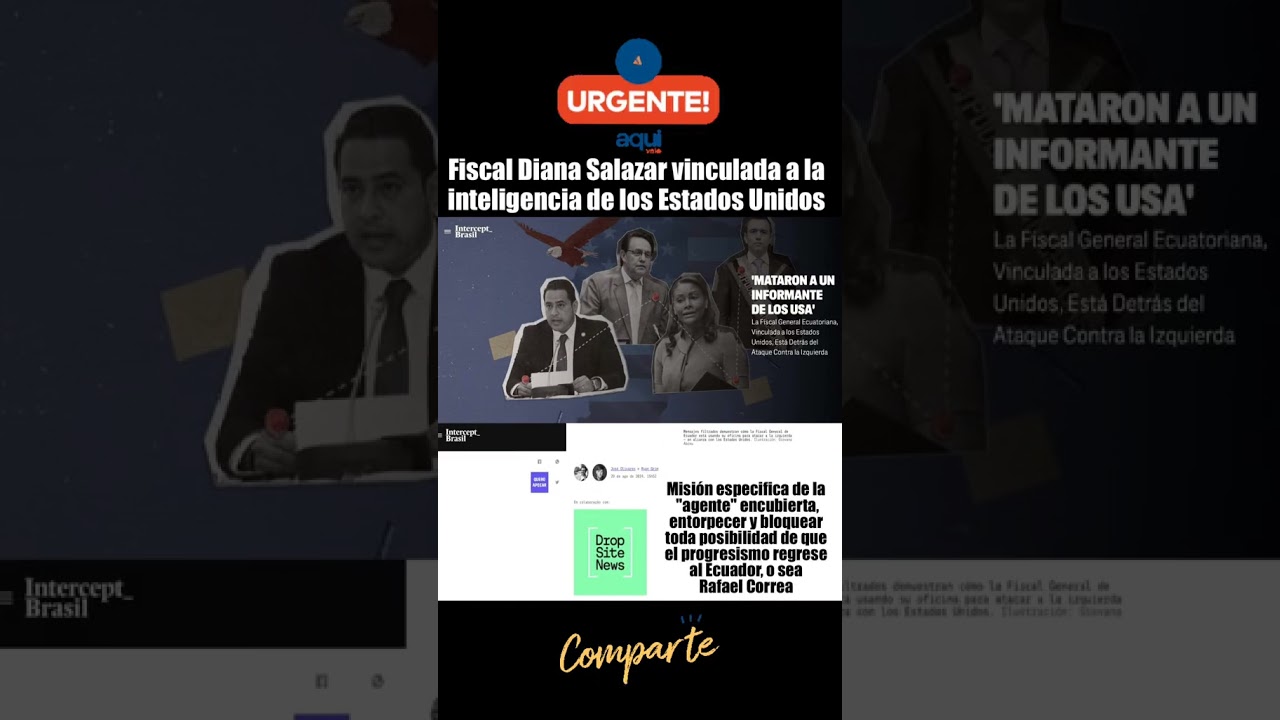 Mensajes filtrados revelan cómo Fiscal de Ecuador, vinculada a los EEUU. 