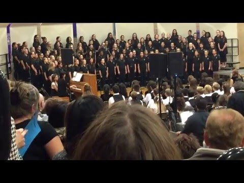 "Candles in the window "   Sig Rogich middle school girls choir ,Las Vegas