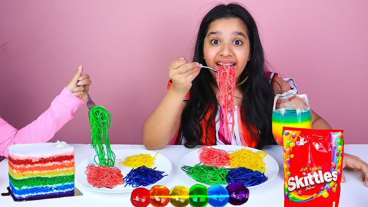 قضيت يوم كامل باللون قوس قزح 🌈! شفا