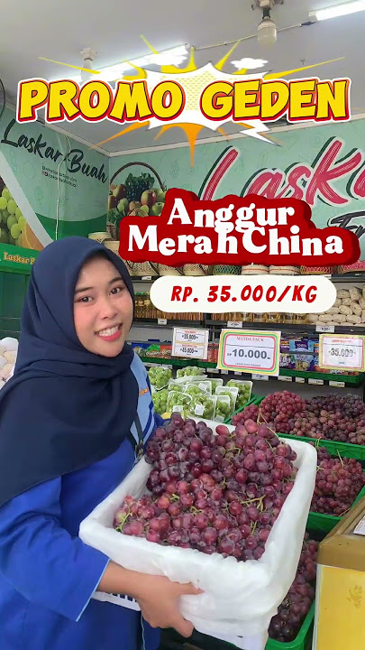 ANGGUR MERAH CHINA PROMO CUMA 35.000 AJA