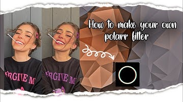How to make your own polarr filter✨|AestheticxEdits