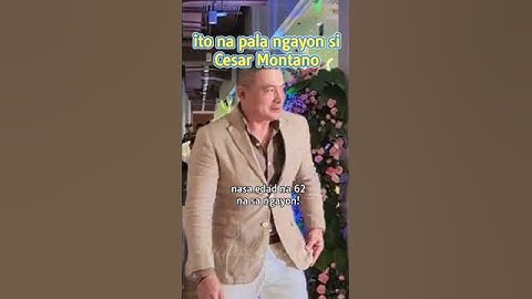 Thumbnail of ITO NA PALA NGAYON SI CESAR MONTANO #cesarmontano #spotted #shorts