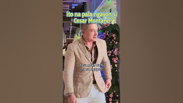 ITO NA PALA NGAYON SI CESAR MONTANO #cesarmontano #spotted #shorts