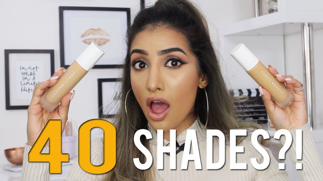 Fenty Beauty Foundation Review Demo Indian Warm Olive Skin YouTube