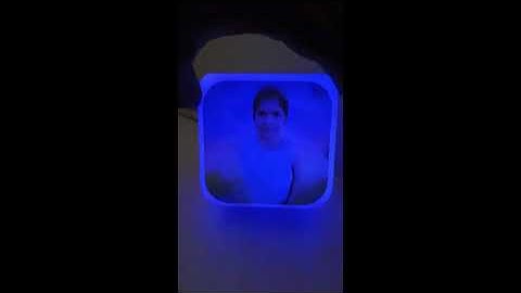 Alarm clock with photos