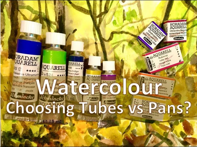 Watercolor Paints Explained  Should You Get Pans, Tubes, or Bottles?