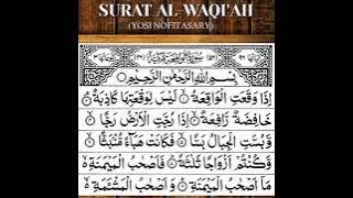 SuRAH Al waqi'ah (Yosi Novitasari)
