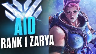 INSANE RANK 1 ZARYA A10 - ZARYA GOD - Overwatch Montage