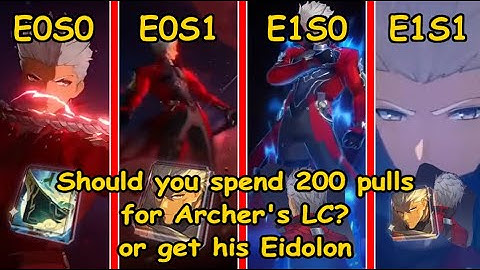 E0S0 vs E0S1 vs E1S0 vs E1S1 Archer | E0S0 Silver Wolf, Aventurine, E0S5 DDD Sparkle | [HSR 3.4]