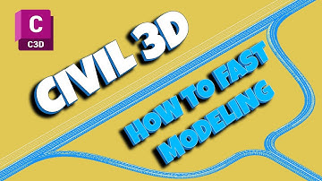 How to create 3D models quickly with Civil 3D 2023!