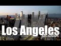 Downtown Los Angeles Aerial Footage at Dusk [4K]