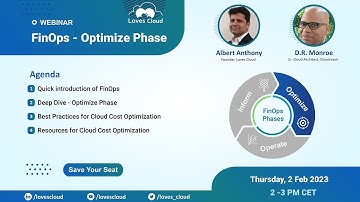 Webinar on FinOps - Optimize Phase