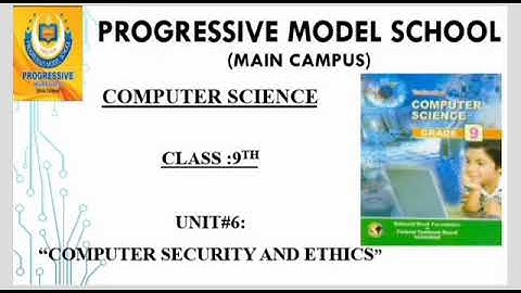 Grade 9 Computer Science Unit 6