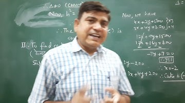 B.Sc. Part-I: Coordinate Geometry(2D)-Ellipse(General Form)