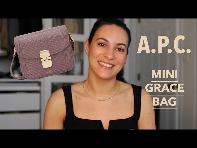 A.P.C. Grace Mini and Regular bag - Review, comparison, what fits,  mod-shots, pros&cons etc. 