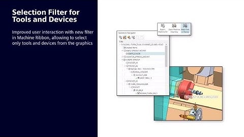 Selection Filter for Tools & Devices in NX CAM