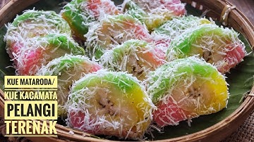 Cara membuat Kue Mata Roda Pelangi │Kue Kacamata