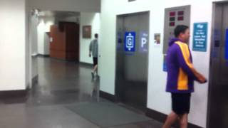 Lets take the stairs everyone.