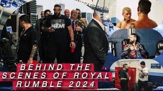 Behind The Scenes Of Royal Rumble 2024 !!!