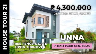 House Tour 21 | 3BR Modern Complete House for Sale | Unna Model - Phirst Park General Trias Cavite