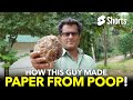 How This Guy Made Paper From Poop! #236