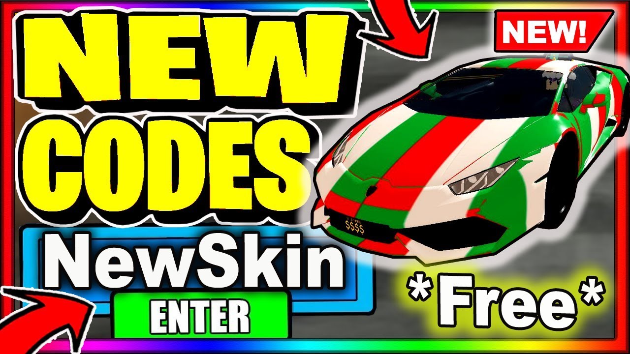 May 2020 All New Secret Codes Roblox Vehicle Simulator New Skin Update Youtube